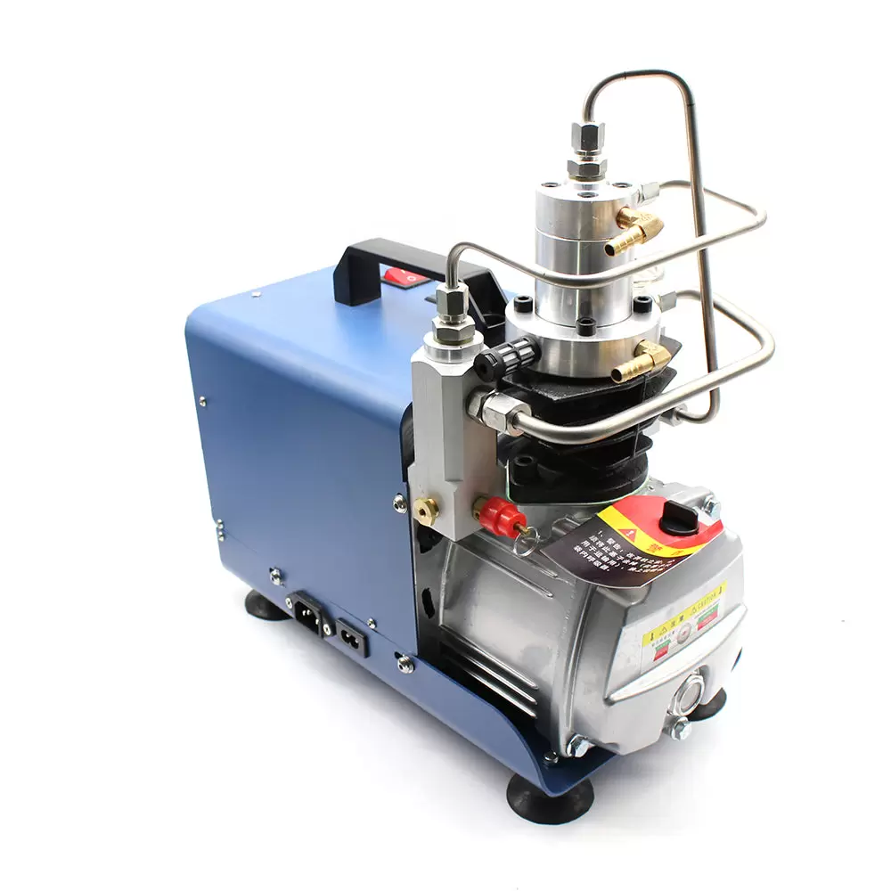 Bomba de aire de alta presión de 1800 W, 4500 psi, compresor de aire eléctrico PCP, 30 Mpa de refrigeración por agua