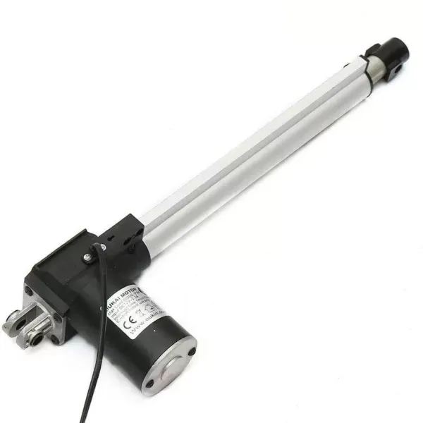CNCEST Motor lineal 6000N, accionamiento eléctrico ajustable para apertura de puertas, 500 mm CC 12 V, accionamiento de husillo 5 mm/s