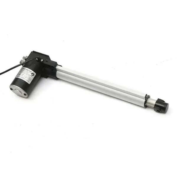 CNCEST Motor lineal 6000N, accionamiento eléctrico ajustable para apertura de puertas, 500 mm CC 12 V, accionamiento de husillo 5 mm/s