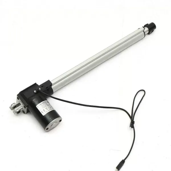 CNCEST Motor lineal 6000N, accionamiento eléctrico ajustable para apertura de puertas, 500 mm CC 12 V, accionamiento de husillo 5 mm/s CNCEST Motor lineal 6000N, accionamiento eléctrico ajustable para apertura de puertas, 500 mm CC 12 V, accionamiento de husillo 5 mm/s