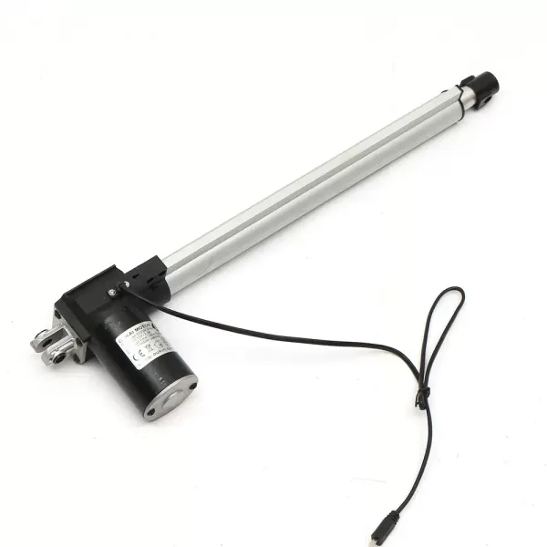 CNCEST Motor lineal 6000N, accionamiento eléctrico ajustable para apertura de puertas, 500 mm CC 12 V, accionamiento de husillo 5 mm/s