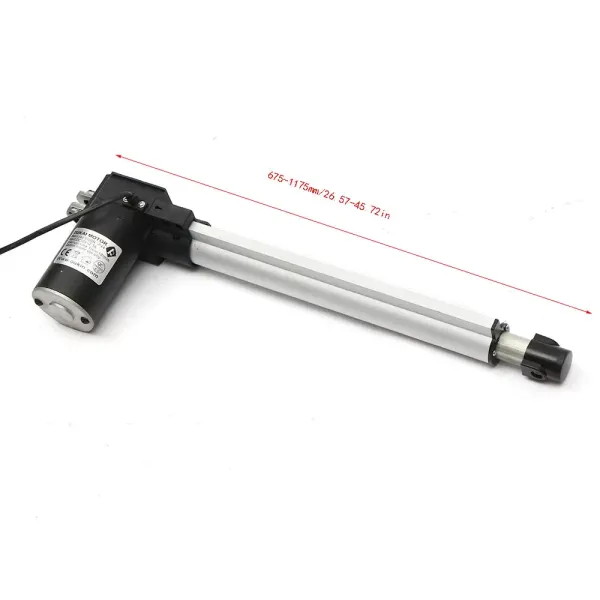CNCEST Motor lineal 6000N, accionamiento eléctrico ajustable para apertura de puertas, 500 mm CC 12 V, accionamiento de husillo 5 mm/s CNCEST Motor lineal 6000N, accionamiento eléctrico ajustable para apertura de puertas, 500 mm CC 12 V, accionamiento de husillo 5 mm/s
