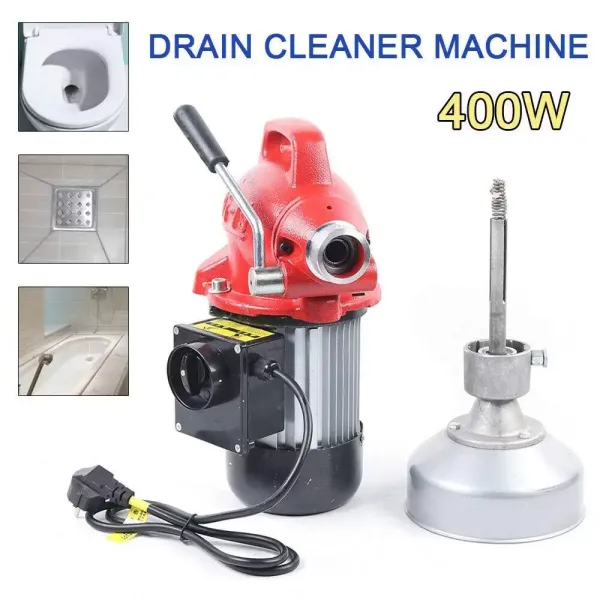 Máquina de limpieza de desagües Dispositivo de limpieza de desagües 400W para tuberías de 20-100 mm de diámetro Máquina de limpieza de desagües Dispositivo de limpieza de desagües 400W para tuberías de 20-100 mm de diámetro