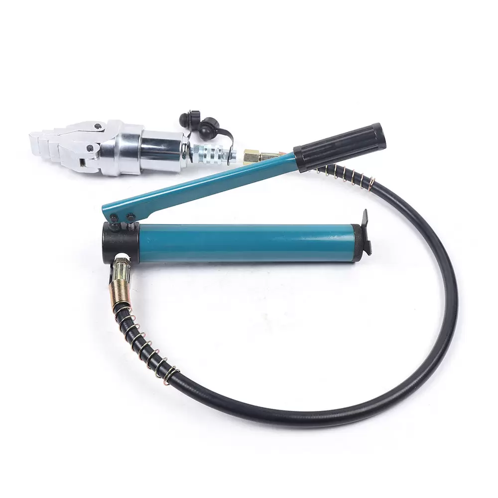 Crimpadora hidráulica 12T con brida de distribución de bomba hasta 81mm para brida hidráulica