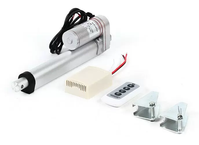 Actuador lineal de 900N Accionamiento de ajuste de motor linea, 12 V Motor lineal eléctrico 300 mm