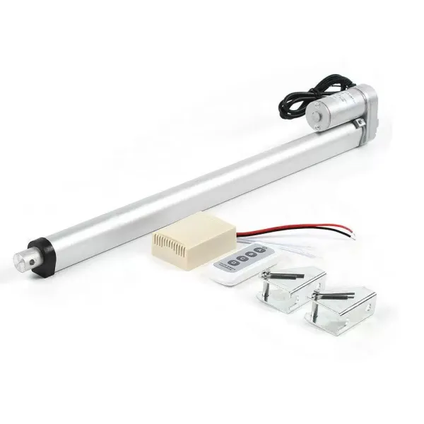 Actuador lineal de 900N, motor lineal, accionamiento ajustable, accionamiento lineal de 12 V, motor de cubo para abridor de puerta, 450 mm