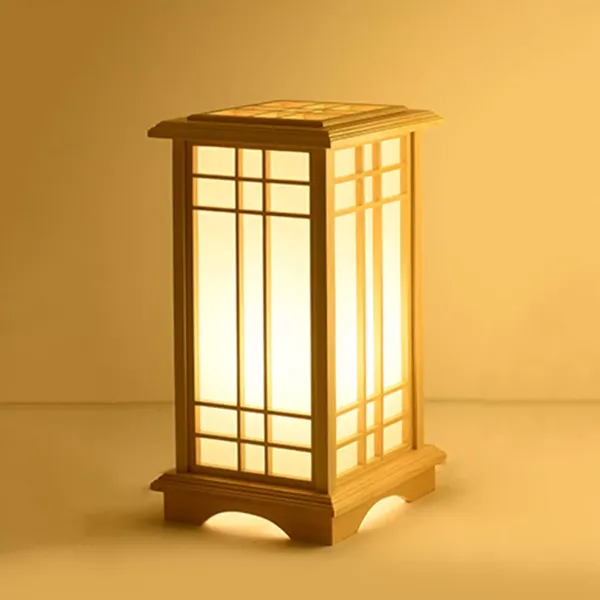 Lámpara de mesa cálida estilo chino LED 220 V moderna de madera maciza para dormitorio, salón, habitación de bebé Lámpara de mesa cálida estilo chino LED 220 V moderna de madera maciza para dormitorio, salón, habitación de bebé