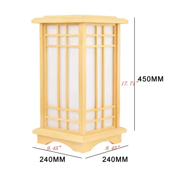 Lámpara de mesa cálida estilo chino LED 220 V moderna de madera maciza para dormitorio, salón, habitación de bebé