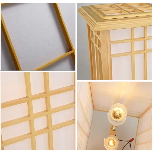 Lámpara de mesa cálida estilo chino LED 220 V moderna de madera maciza para dormitorio, salón, habitación de bebé Lámpara de mesa cálida estilo chino LED 220 V moderna de madera maciza para dormitorio, salón, habitación de bebé