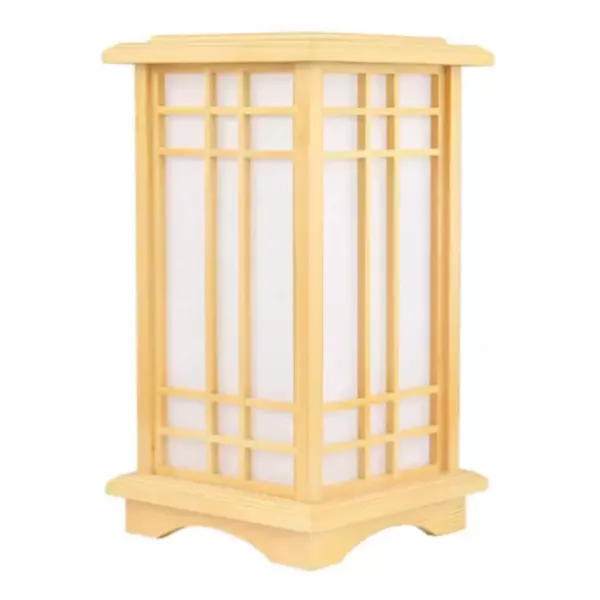Lámpara de mesa cálida estilo chino LED 220 V moderna de madera maciza para dormitorio, salón, habitación de bebé Lámpara de mesa cálida estilo chino LED 220 V moderna de madera maciza para dormitorio, salón, habitación de bebé