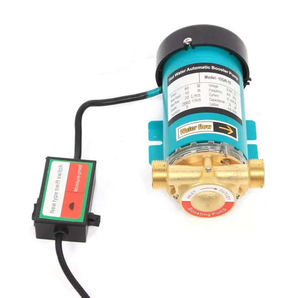 Bomba de agua caliente de 90 W, automática, para el hogar, bomba de conversión de 220 V