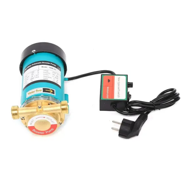 CNCEST Bomba de agua caliente de 120 W, bomba de presión automática, para el hogar, elevador de presión