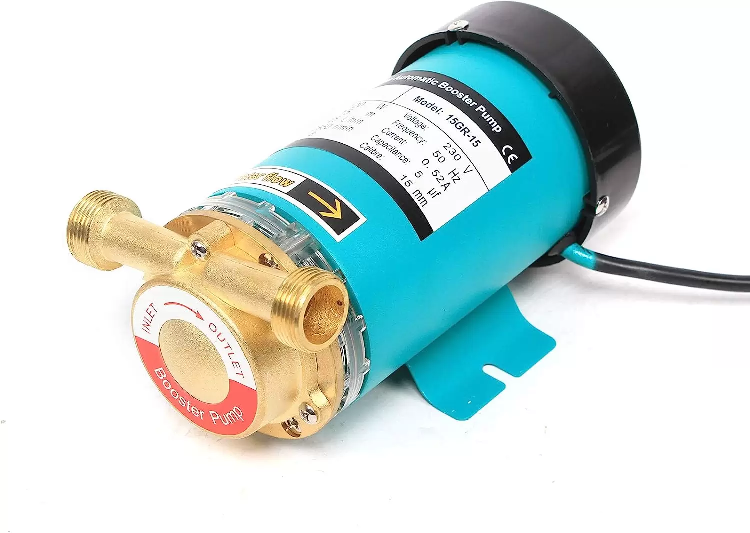 CNCEST Bomba de agua caliente de 120 W, bomba de presión automática, para el hogar, elevador de presión