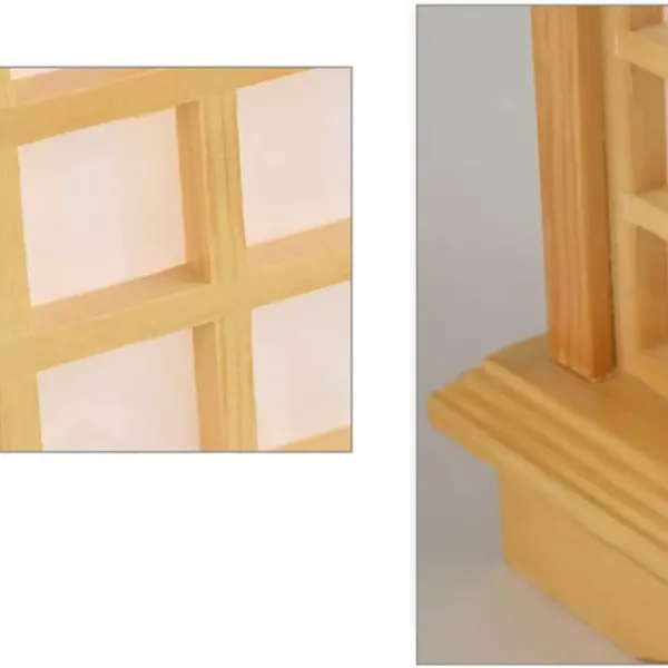 Lámpara de mesa de estilo japonés, de pino creativo, para dormitorio cálido, lámpara de noche, salón, estudio, escritorio, lámpara de mesa