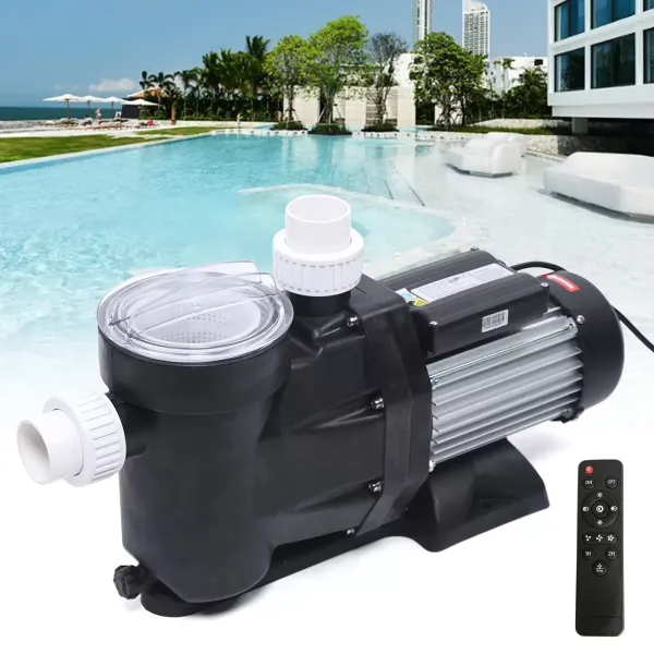Bomba de agua eléctrica para piscina, 1200 W, 220 V, flujo máximo: 450 l/min