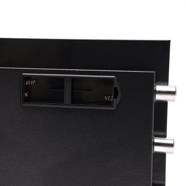 Caja fuerte electrónica con cerradura de combinación y llave 37 x 31 x 30 cm Caja fuerte con contraseña