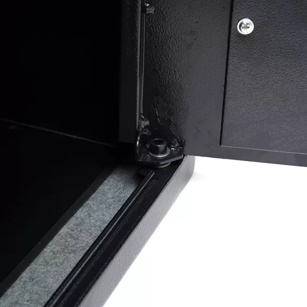 Caja fuerte electrónica con cerradura de combinación y llave 37 x 31 x 30 cm Caja fuerte con contraseña