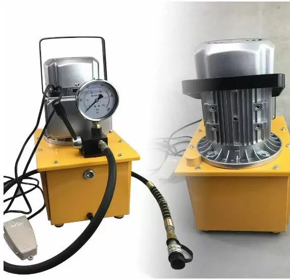 Bomba hidráulica eléctrica con pedal de presión de aceite