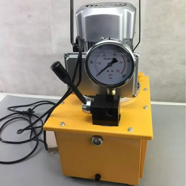 Bomba hidráulica eléctrica con pedal de presión de aceite