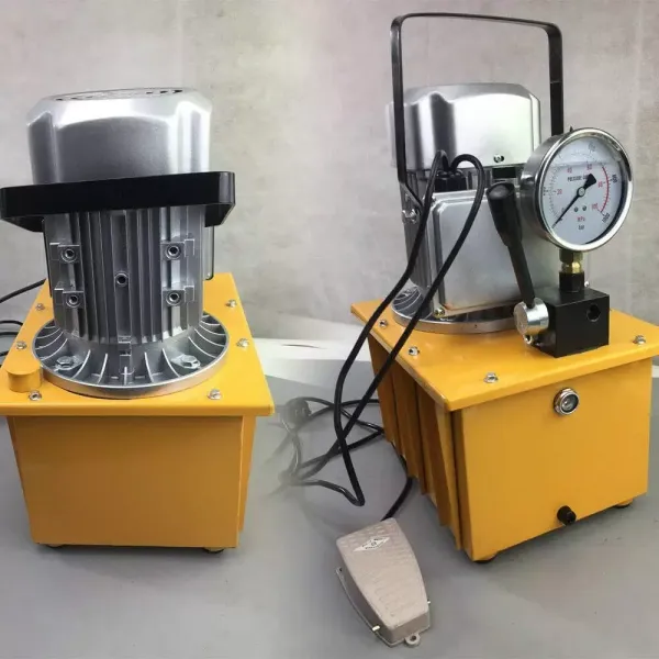 Bomba hidráulica eléctrica con pedal de presión de aceite