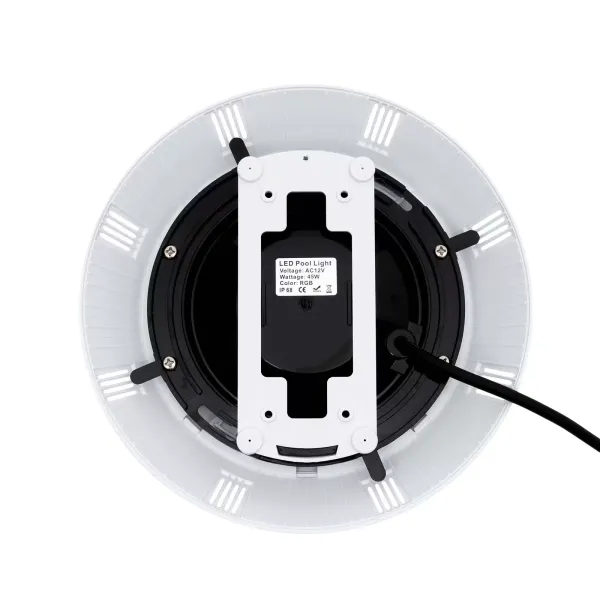45W AC12V IP68 RGB Piscina LED Luz- subacuática Impermeable Lámpara de estanque multicolor con control remoto