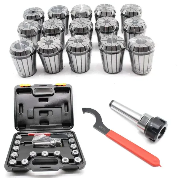 15 pinzas tensoras de precisión MT3 MK3 M12 ER32, 3 – 20 mm, mandril con maletín CNC