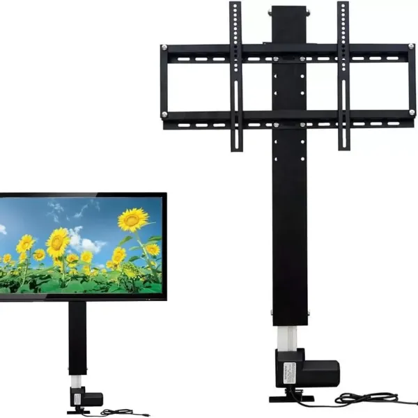 Soporte eléctrico para TV de 26 a 57 pulgadas, altura regulable, 700 mm, mando a distancia