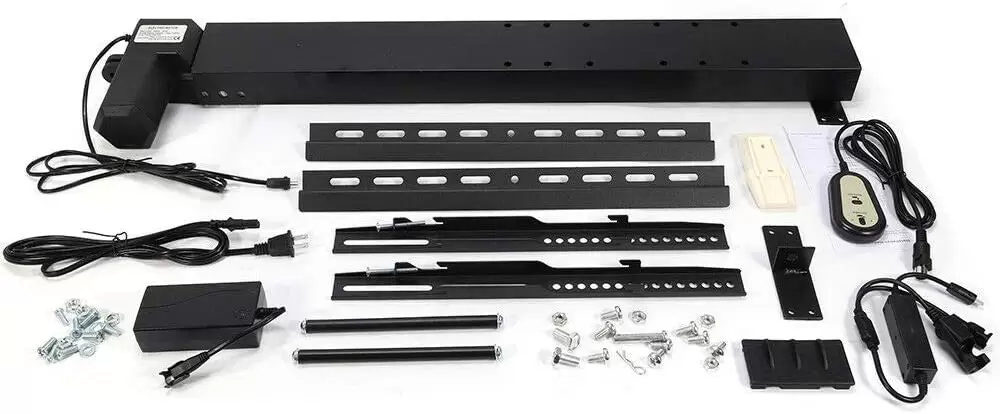 Soporte eléctrico para TV de 26 a 57 pulgadas, altura regulable, 700 mm, mando a distancia