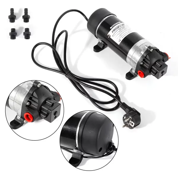 Bomba de diafragma DP-160M de 220 V, bomba de alta presión, autoaspirante, 5,5 L/min