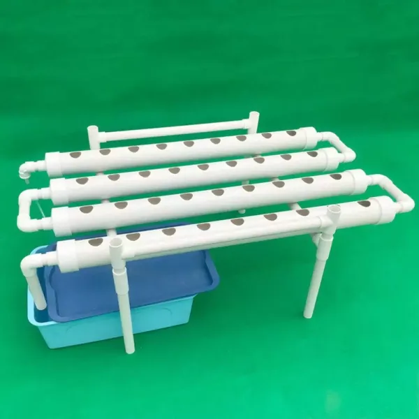 Kit de cultivo hidropónico, sistema hidropónico, fruta, PVC hidropónico, para verduras, ensaladas, flores (36 agujeros)