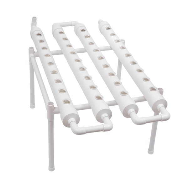 Kit de cultivo hidropónico, sistema hidropónico, fruta, PVC hidropónico, para verduras, ensaladas, flores (36 agujeros) Kit de cultivo hidropónico, sistema hidropónico, fruta, PVC hidropónico, para verduras, ensaladas, flores (36 agujeros)