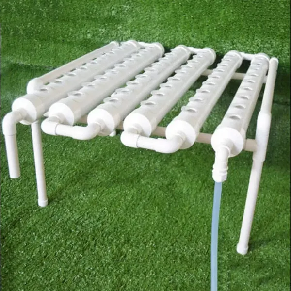 Kit de cultivo hidropónico, 54 agujeros, tubo de PVC hidropónico, sistema de plantas de jardín para verduras