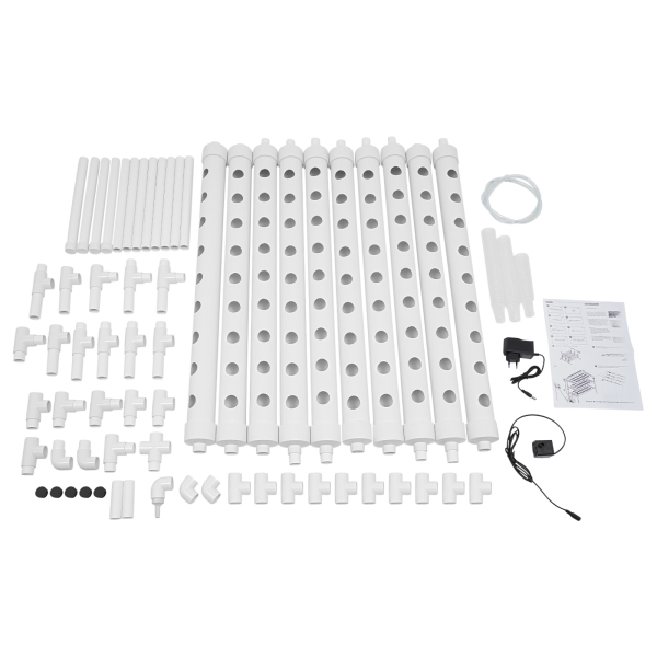 Kit de cultivo de vegetales hidropónicos, el jardín y la oficina Kit de cultivo hidropónico 90 ubicaciones 10 tubos Kit de cultivo de vegetales hidropónicos, el jardín y la oficina Kit de cultivo hidropónico 90 ubicaciones 10 tubos