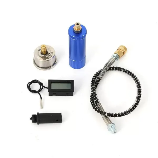 CNCEST Bomba de Aire de Alta Presión Compresor de Aire PCP Eléctrico, Refrigeración por Agua + Refrigeración por Aire