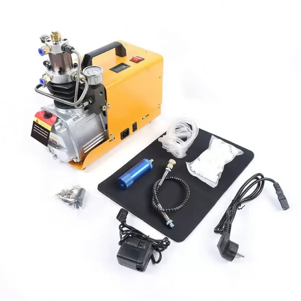 CNCEST Compresor de aire de alta presión de 1800 W, con separador de aceite y agua, 220 V, 30 Mpa CNCEST Compresor de aire de alta presión de 1800 W, con separador de aceite y agua, 220 V, 30 Mpa