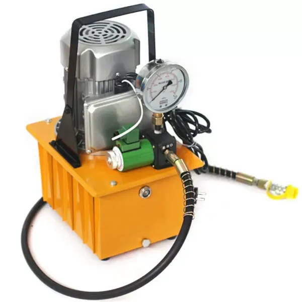Bomba hidráulica eléctrica con Control de válvula solenoide de Pedal 1400r/min 750W 7L para punzonadoras dobladoras hidráulicas
