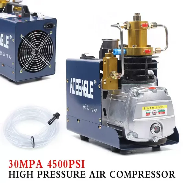 CNCEST Compresor de aire automático de alta presión (300 bar, PCP, 4500 PSI, 1800 W)