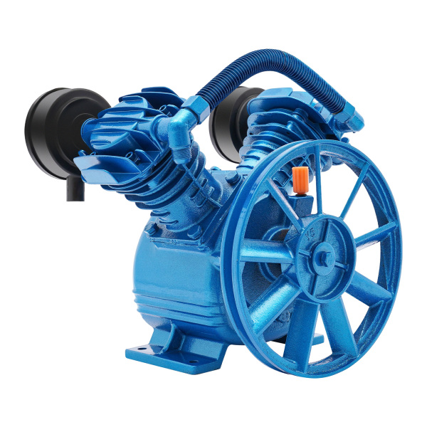 Cabezal de bomba de compresor de aire, 3HP 250L / min 115PSI V Tipo Cabezal de bomba de compresor de aire de doble cilindro Cabezal de bomba de compresor de aire, 3HP 250L / min 115PSI V Tipo Cabezal de bomba de compresor de aire de doble cilindro