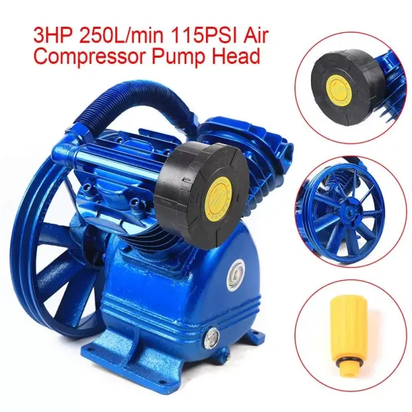Cabezal de bomba de compresor de aire, 3HP 250L / min 115PSI