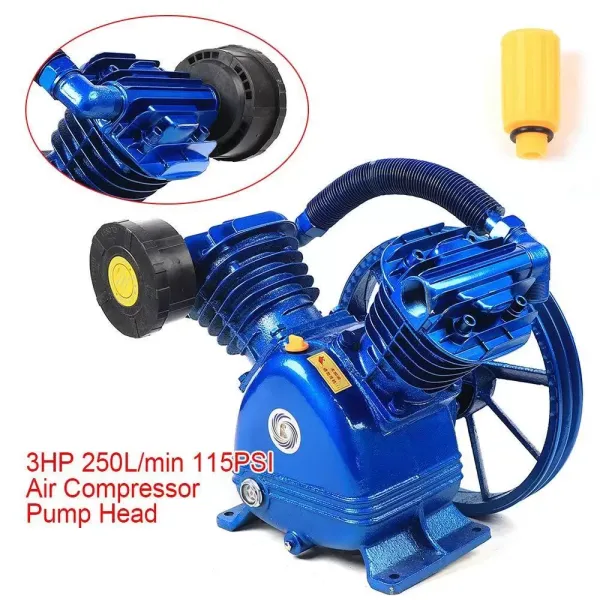 Cabezal de bomba de compresor de aire, 3HP 250L / min 115PSI