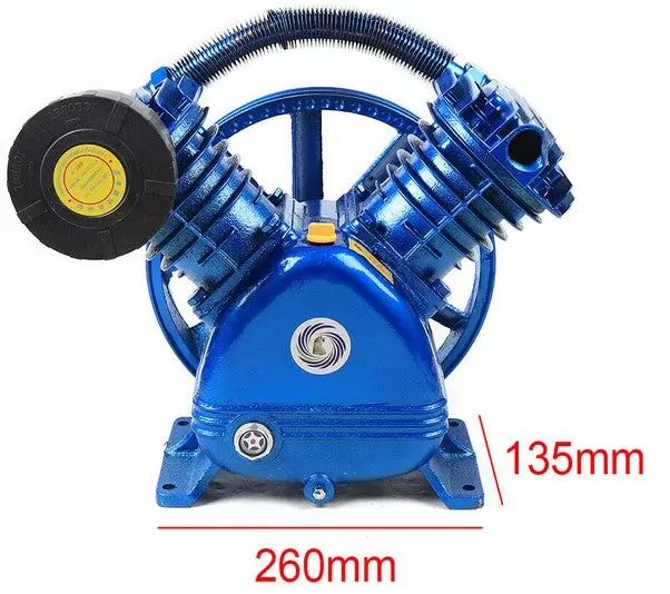 Cabezal de bomba de compresor de aire, 3HP 250L / min 115PSI