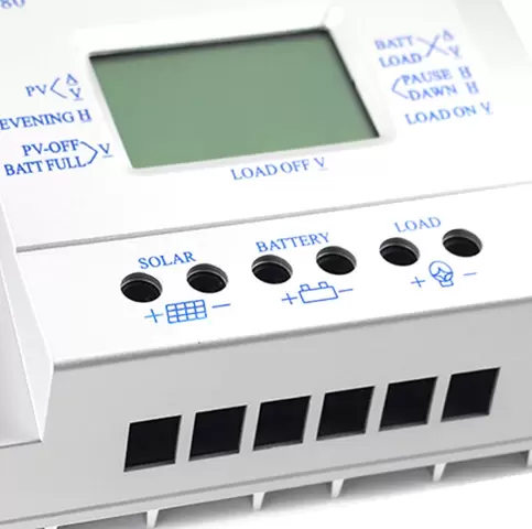 80A PWM controlador de carga solar 12V/24V, panel solar cargador de batería, interruptor automático sistema de generación de energía