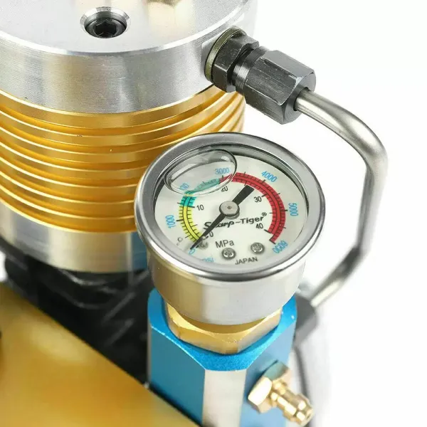 CNCEST Compresor de aire de alta presión de 30 Mpa de 1,8 kW para botella de inflado de 0 a 6,8L, + separador de agua y aceite CNCEST Compresor de aire de alta presión de 30 Mpa de 1,8 kW para botella de inflado de 0 a 6,8L, + separador de agua y aceite