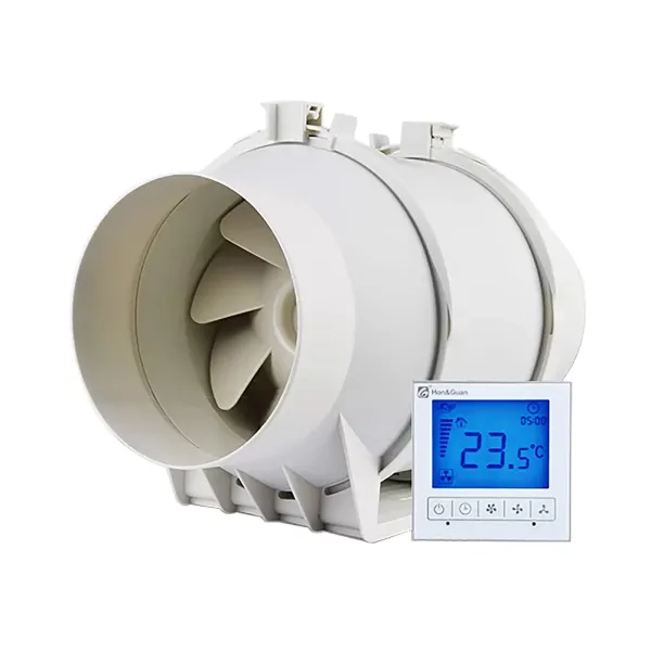 Ventilador de tubería de 54 W, 3 velocidades de viento, ventilador extractor para baño y cocina