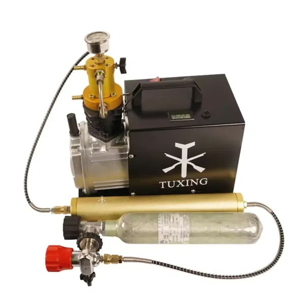 CNCEST Bomba de compresor de aire PCP, 2800 W, 30 MPA, 4500 PSI, bomba de inflado de 220 V (tipo 3)