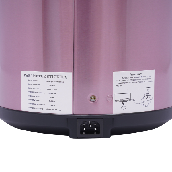 Máquina de fermentación de ajo negro de 6L, herramienta automática de fermentación de ajo negro (púrpura)