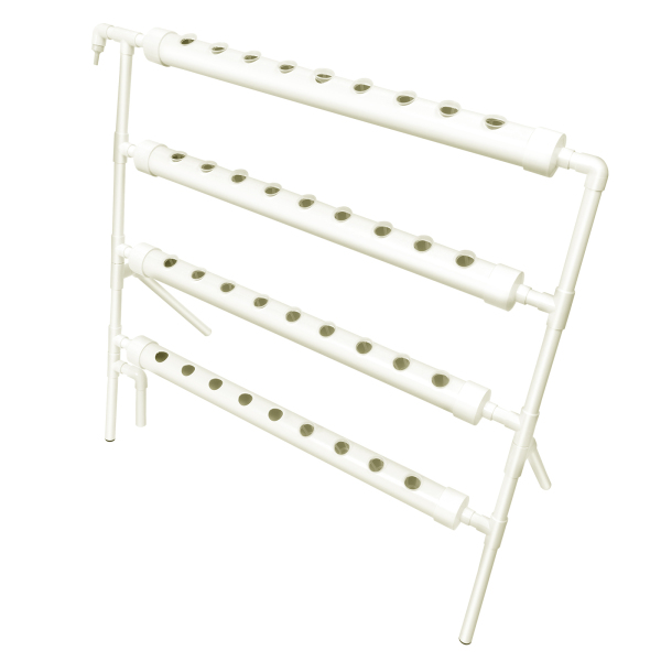 Kit de cultivo hidropónico, 36 agujeros, PVC, tubería hidropónica, tubo de 32 mm, sistema de riego con bloque de esponja Kit de cultivo hidropónico, 36 agujeros, PVC, tubería hidropónica, tubo de 32 mm, sistema de riego con bloque de esponja
