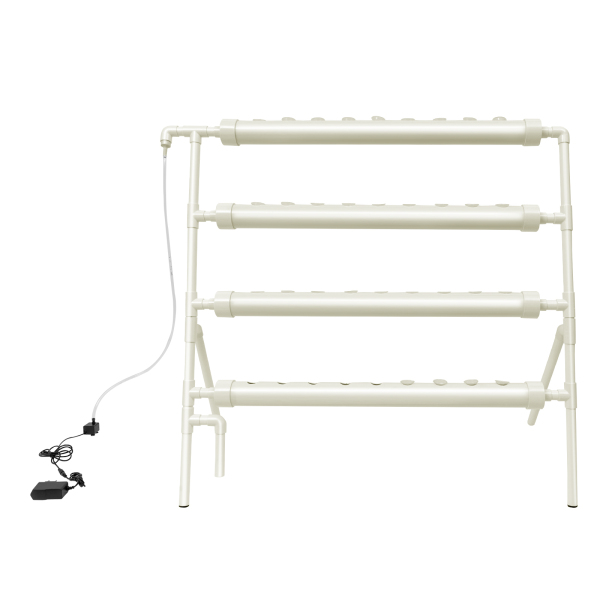 Kit de cultivo hidropónico, 36 agujeros, PVC, tubería hidropónica, tubo de 32 mm, sistema de riego con bloque de esponja Kit de cultivo hidropónico, 36 agujeros, PVC, tubería hidropónica, tubo de 32 mm, sistema de riego con bloque de esponja