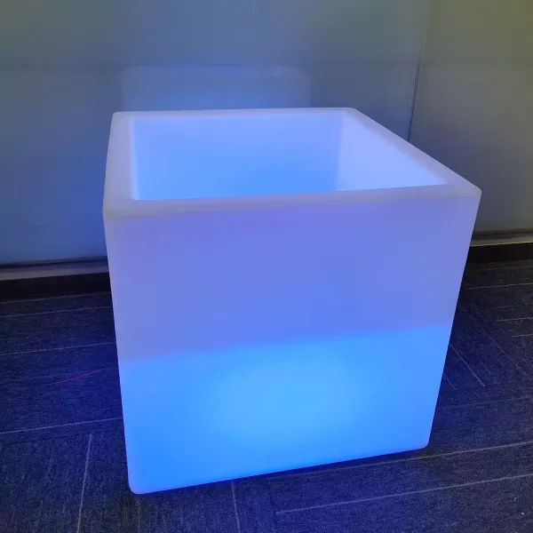 Cubeta de hielo con luces LED, 16 tipos de luces, champán, retro, bebidas