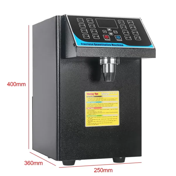 CNCEST Dispensador automático de fructosa (7,5 L, dispensador automático de jarabe, dispensador de bebidas gaseosas de té con leche 220 V)